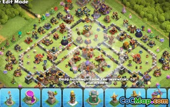 Top Town Hall 16 Base Layouts & Links #53748