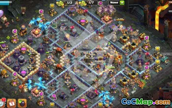 Top Town Hall 16 Base Layouts with Copy Link #52861