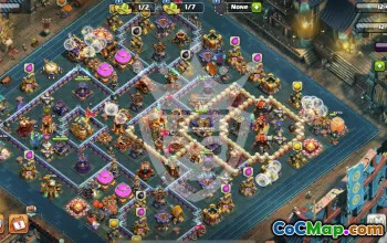Top Town Hall 16 Base Layouts with Copy-Link #53461