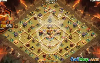 Top Town Hall 16 Base Layouts with Copy Links #54078