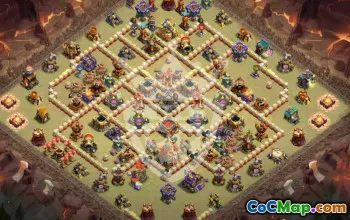 Top Town Hall 16 Base Layouts with Copy Links #55165