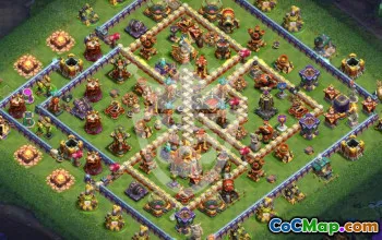 Top Town Hall 16 Base Layouts with Links #55004