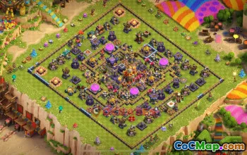 Top Town Hall 16 Farming Base | Clash of Clans Copy Link #19361