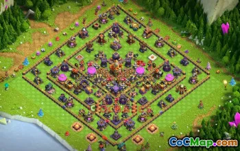 Top Town Hall 16 Farming Base - Clash of Clans Link Inside #19390