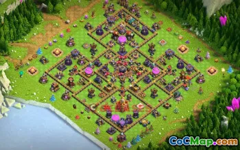 Top Town Hall 16 Farming Base Copy Link | Clash of Clans #19376