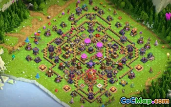 Top Town Hall 16 Farming Base: Copy Link & Dominate COC! #19550