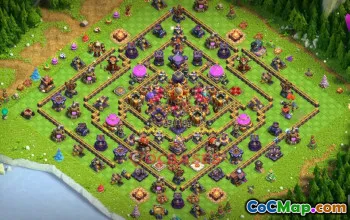 Top Town Hall 16 Farming Base - Copy Links Included! #19490