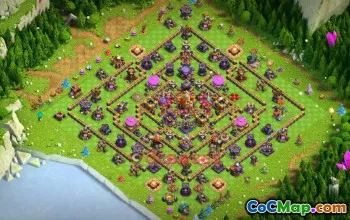 Top Town Hall 16 Farming Base for Clash of Clans | Copy Link #19354