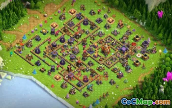 Top Town Hall 16 Trophy Base | Clash of Clans #19339