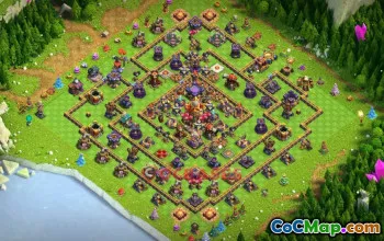Top Town Hall 16 Trophy Base - Clash of Clans Guide #19470