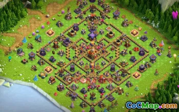 Top Town Hall 16 Trophy Base Design - Clash of Clans #19621