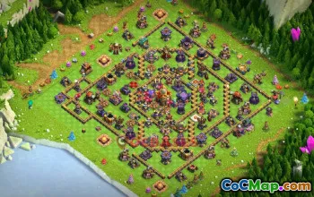 Top Town Hall 16 Trophy Base Designs for Clash of Clans #19420