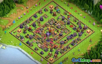 Top Town Hall 16 Trophy Base for Clash of Clans #19647
