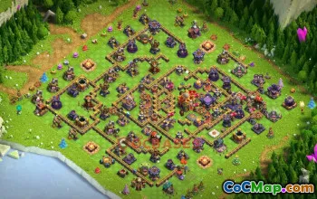 Top Town Hall 16 Trophy Base Guide - Clash of Clans #19370