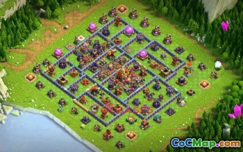 Top Town Hall 16 Trophy Base Guide for Clash of Clans #19024