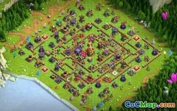 Top Town Hall 16 Trophy Base Ideas for Clash of Clans #19349