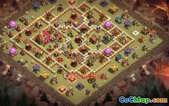 Top Town Hall 16 War Base - Stratégie Clash of Clans #18664
