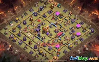 Top Town Hall 16 War Base Layouts - Clash of Clans #19534