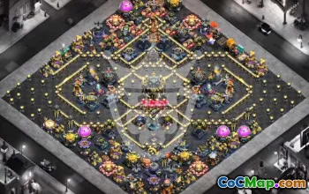 Top Town Hall 17 Base Copy Layouts #53546