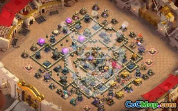 Top Town Hall 17 Base Layout with Copy Link #55934