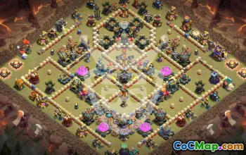 Top Town Hall 17 Base Layouts for CoC #56016