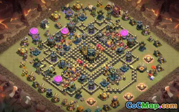 Top Town Hall 17 Base Layouts with Copy Link #53639