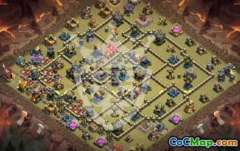 Top Town Hall 17 Base Layouts with Copy Link #53732