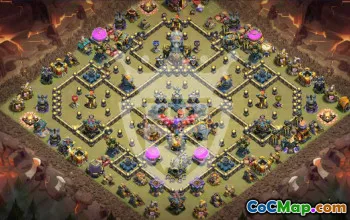 Top Town Hall 17 Base Layouts with Copy Link #54019