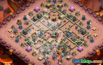 Top Town Hall 17 Base Layouts with Copy Link #54377