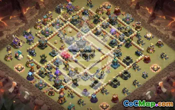 Top Town Hall 17 Base Layouts with Copy Link #55842