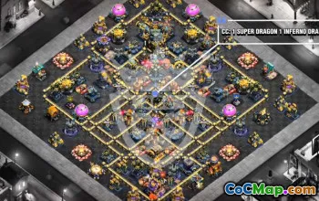 Top Town Hall 17 Base Layouts with Copy Link #56212