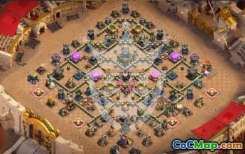 Top Town Hall 17 Base Layouts with Copy Link #56263