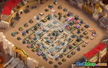 Top Town Hall 17 Base Layouts with Copy Link #56430