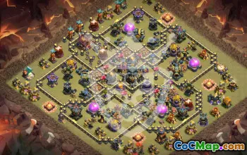 Top Town Hall 17 Base Layouts with Copy Link #56991