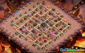 Top Town Hall 17 War Base Designs for Clash of Clans #18545