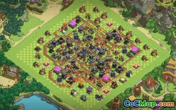 Top Town Hall 17 War Base for Clan Battles #55533