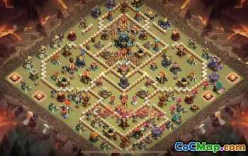 Top Town Hall 17 War Base pentru Clash of Clans - Copiați linkul! #18548
