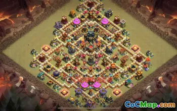 Top Town Hall 17 War Base pentru Clash of Clans - Copiați linkul! #18558