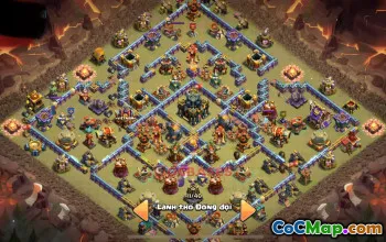 Top Town Hall 17 War Base for Clash of Clans Defense #18535
