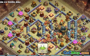 Top Town Hall 17 War Base: Ground & Air Troop Defenses #18539