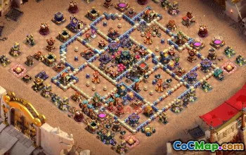 En İyi Belediye Binası 17 Savaş Üssü Düzenleri - Clash of Clans #18603
