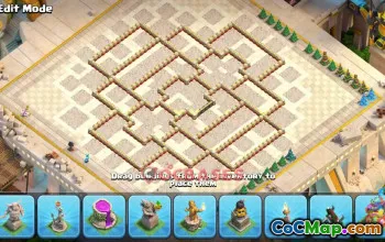 Principais bases de guerra e agricultura da prefeitura 17 em Clash of Clans #18531