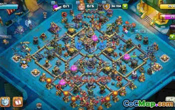 Top Town Hall 18 Base -6zsov Layout for CWL #57138