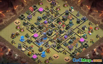 Top Town Hall 18 Base Layouts for Clash of Clans #56900