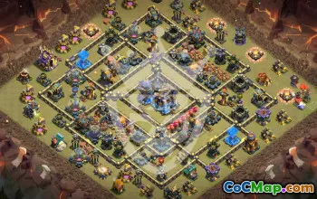 Top Town Hall 18 Base Layouts for Clash of Clans #56986