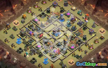 Clash of Clans बेस कॉपी करें  Town Hall 18 #57223