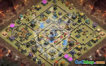 Top Town Hall 18 Base Layouts for Clash of Clans #57231