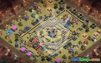 Kopiuj bazy Clash of Clans  Town Hall 18 #57264