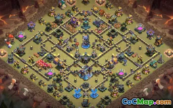 Kopiuj bazy Clash of Clans  Town Hall 18 #57271