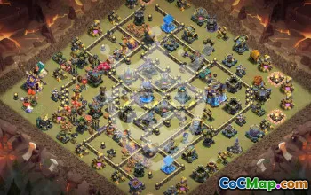 Top Town Hall 18 Base Layouts & Map Copy #57007